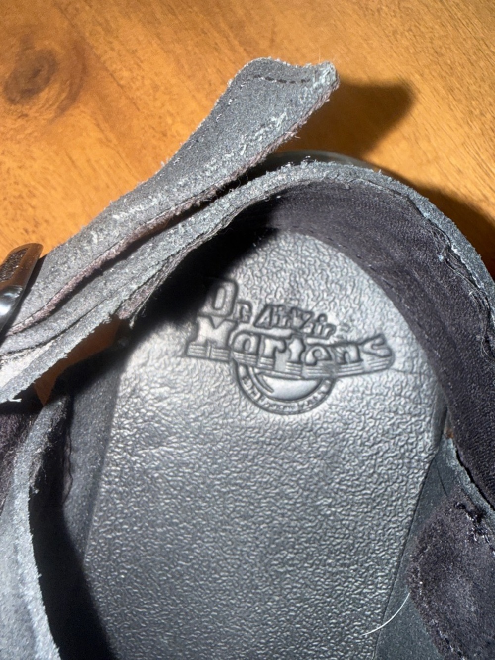 Dr.Martens Suede Backstrap Clog Shoes - Picture 14 of 14